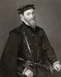 Porträtt av Sir Thomas Gresham (1519-79) från "Lodge